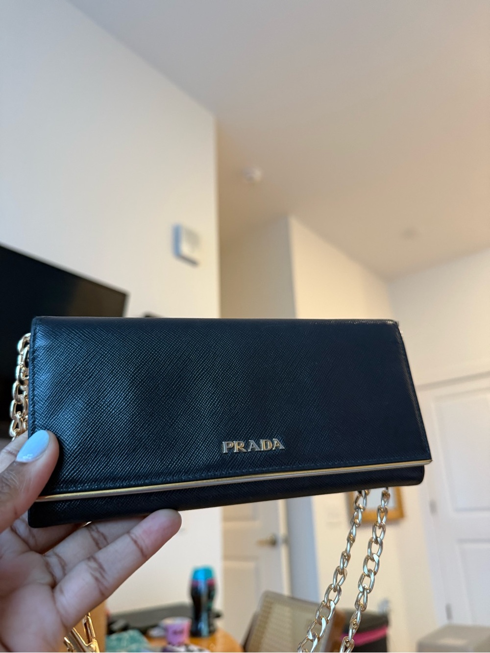 Prada Black Saffiano Leather Wallet - Picture 7 of 7